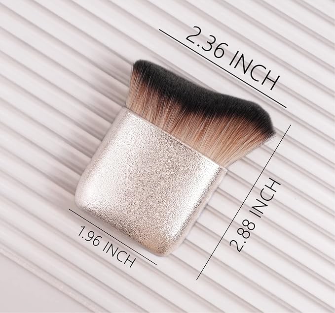 Self Tanner Brush GOERTI Body Makeup Brush for Flawless Leg Makeup, Kabuki Foundation Makeup Brush for Face & Body, Full Coverage Tanning Blend Applicator for Self Tanner, Bronzer & Lotion Tan Mousse