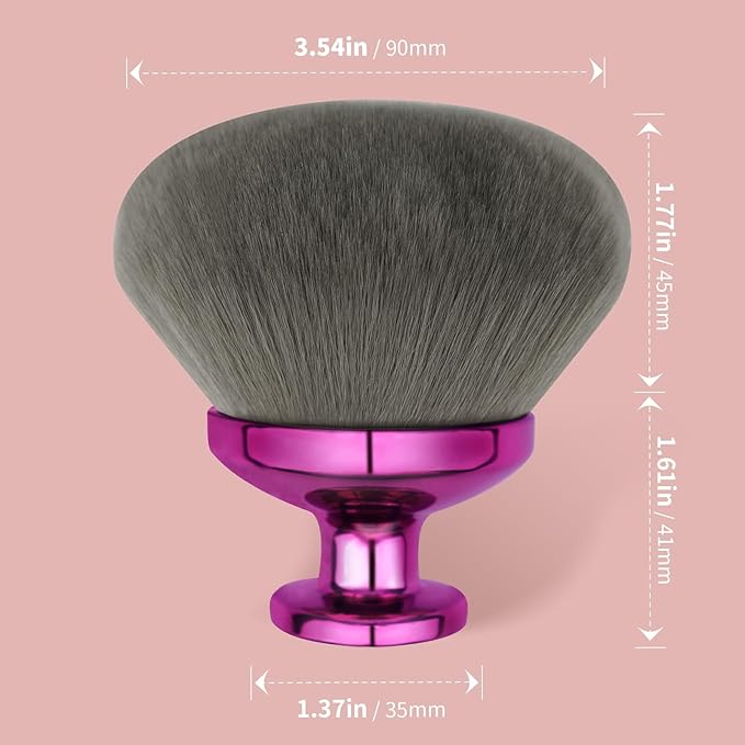 docolor Self Tanner Brush Extra Large Body Makeup Brush, 3.5 Inch Width, Soft synthetic hair Tanning Brush for Foundation, Self-tanners, Bronzer, Powder Self Tan Back Applicator Face&Body Makeup Brush