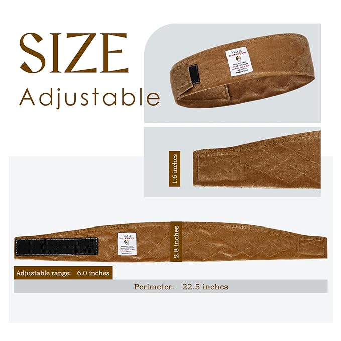 Wig Grip Headband No Slip Wig Gripper for Keeping Wigs in Place Edge Saver Adjustable Non Slip Grip Band Velvet 2 Pack