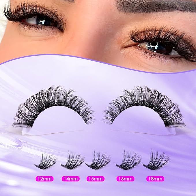 Ocean Pearl Lash Clusters 320PCS 12-20MM 30D+40D+80D+100D Lash Extension Kit Lashes Clusters Eyelashes Cluster Eyelash Extensions Thick Individual Lashes Kit with Lash bond&seal&remover&tweezer-4