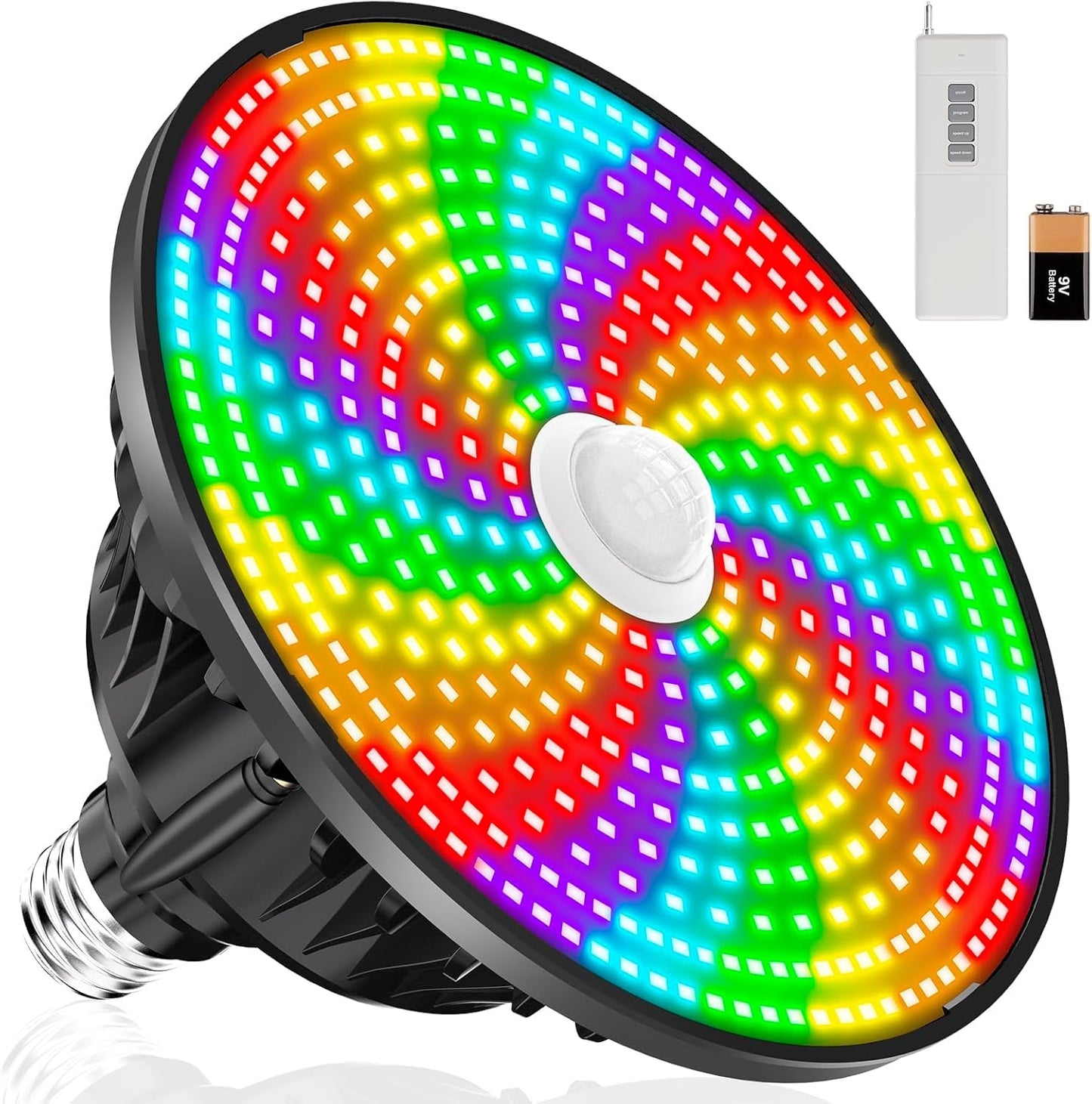 CEDIO LED Pool Light Bulb for Inground Pool, 2026 Upgraded 120V RGB Color Changing Pool Lights Underwater Pool Light with Remote Control, E26/E27 Replacement Pool Light (Pool Light Bulb Black)