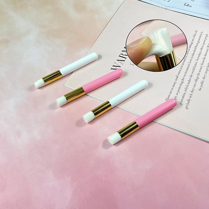 4 Pcs Lash Shampoo Brushes Eyelash Extension Nose Pore Blackhead Facial Deep Cleaning Washing Brush Tools for Women