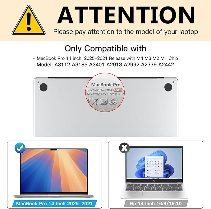 FILMEXT Macbook Pro 14 inch Screen Protector 2026-2021 M5 M4 M3 M2 M1 A3185 A3112 A3401 A2918 A2992 A2779 A2442,Bubble Free Blue Light Screen Filter for Macbook Pro 14.2" -Eye Care/Anti-Glare-Matte