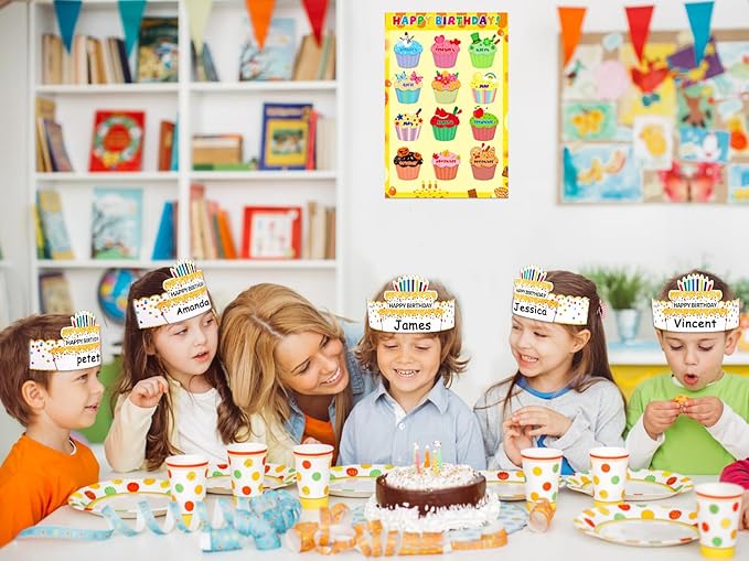 WaaHome Paper Crown Hats