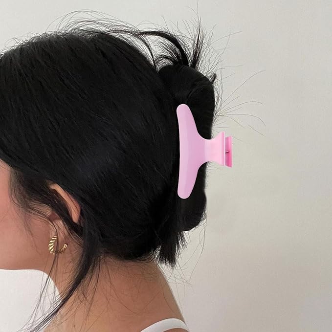 Hair Clips for Styling Sectioning 12 Pack Pink Purple Blue Butterfly Clamps Hair Claw Clips Pro Salon Hair Clips for Styling, Sectioning, Cutting and Coloring