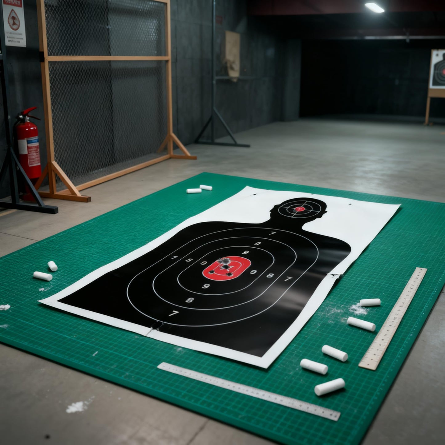 Silhouette Paper Shooting Target for The Range, Aiming Target Practice Paper for Indoor and Outdoor Shooting, Gun Accessories, for Handguns, Pistols, Rifles, Airguns, Pellet Gun, BB Guns -14X22 inches