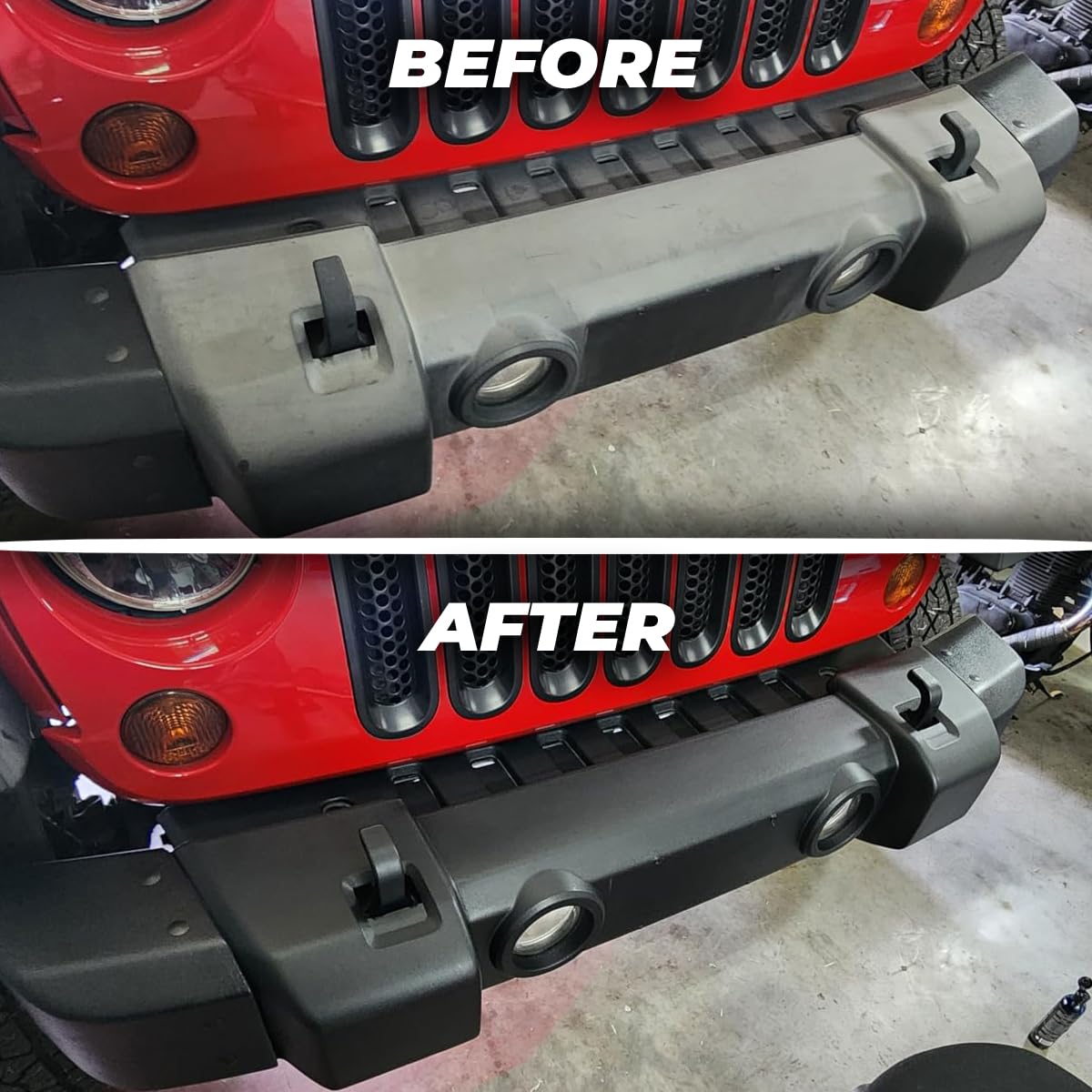 ExoForma Black Trim Restorer - Lasts 6+ Months, Dye Infused Waterproof Plastic Restorer for Cars - Perfect for Faded Bumpers, Trim & Vinyl on Jeeps, Truck Beds, Avalanches & ATVs | 4oz Kit