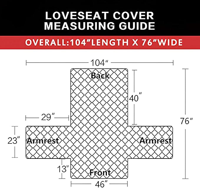 Easy-Going Reversible Loveseat Couch Cover for 2 Cushion Couch Sofa Cover for Dogs Water Resistant Furniture Protector with Foam Sticks Elastic Straps for Pet (Loveseat, Brown/Brown)
