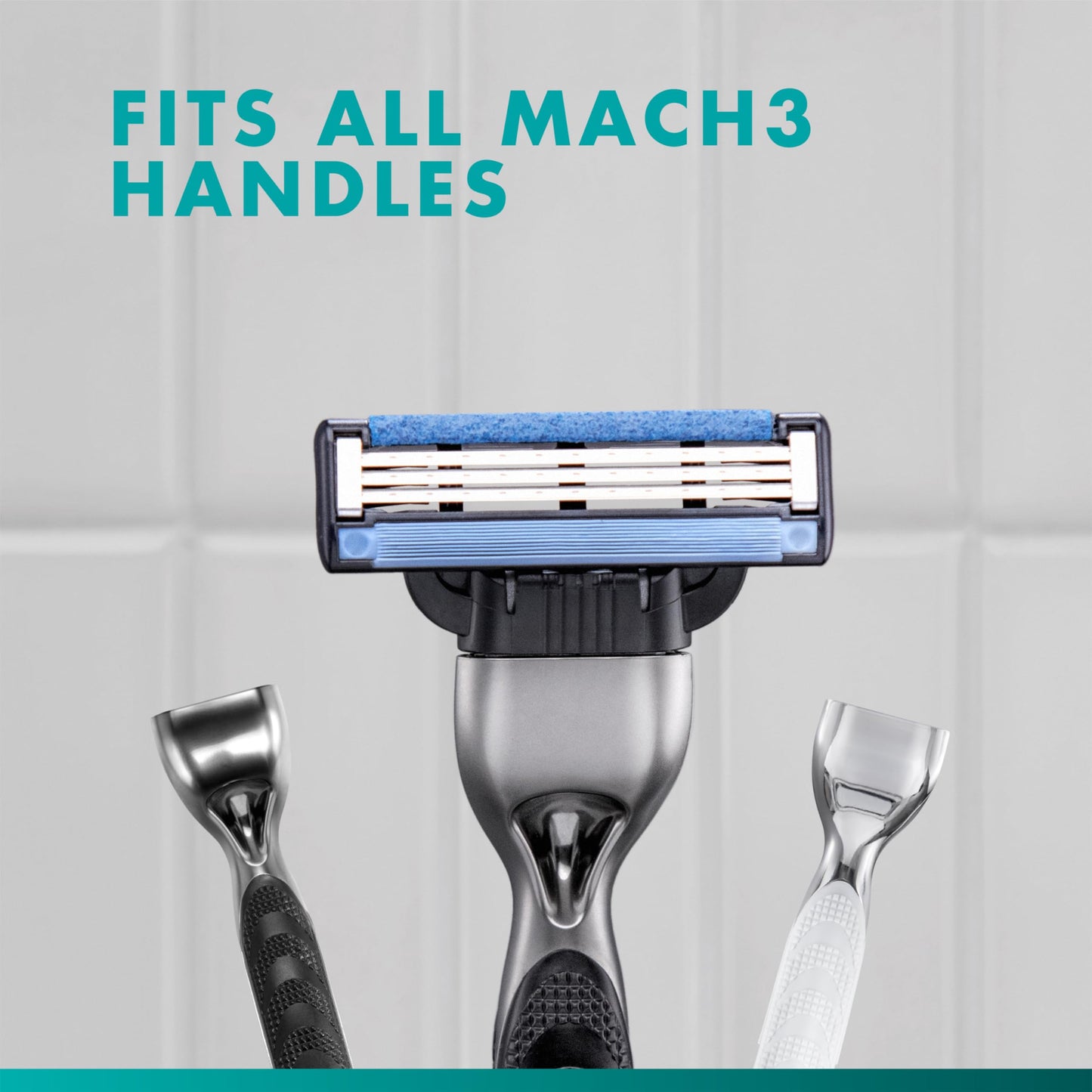 Gillette Mach3 Razor Refills for Men, 10 Razor Blade Refills, (Pack of 2)