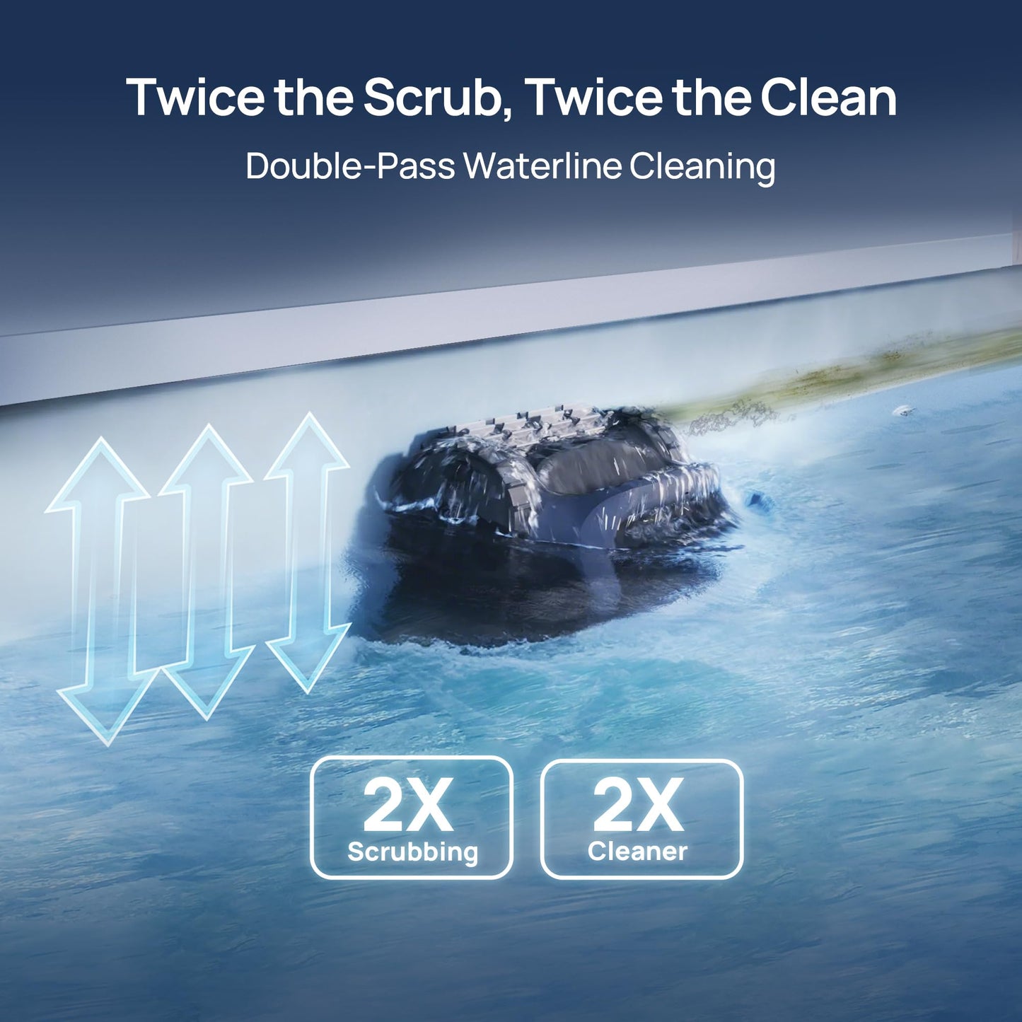 (2025 Upgrade) Beatbot AquaSense 2 Cordless Robotic Pool Vacuum Cleaner, Smart Surface Parking, Double-Pass Waterline Scrubbing, Cleans Floor, Walls and Waterline