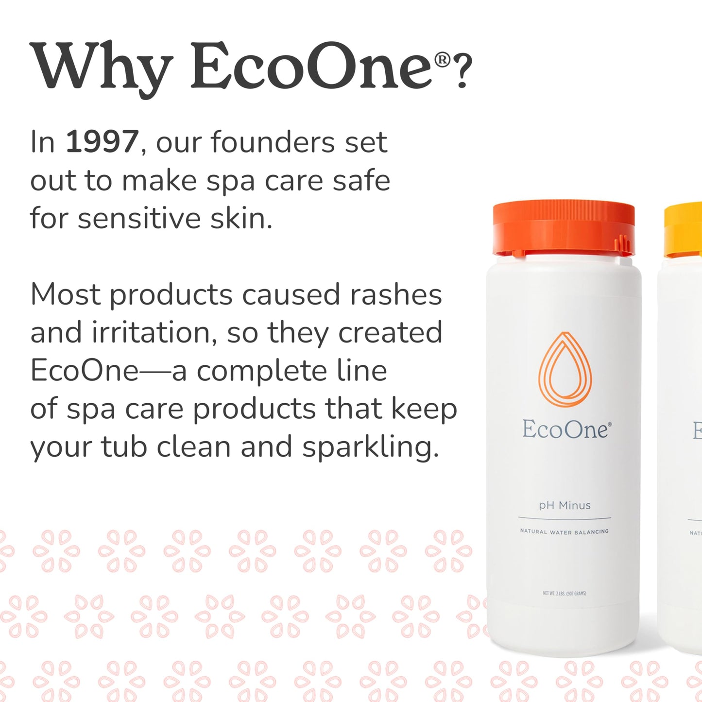 pH Minus by EcoOne | Natural Water Alkalinity Decreaser for Hot Tub & Pool Application | Chlorine-Free, Phosphate-Free Pool Alkaline-level Decreaser | Decreases Alkalaic Levels & Neutralizes pH, 2 Lbs