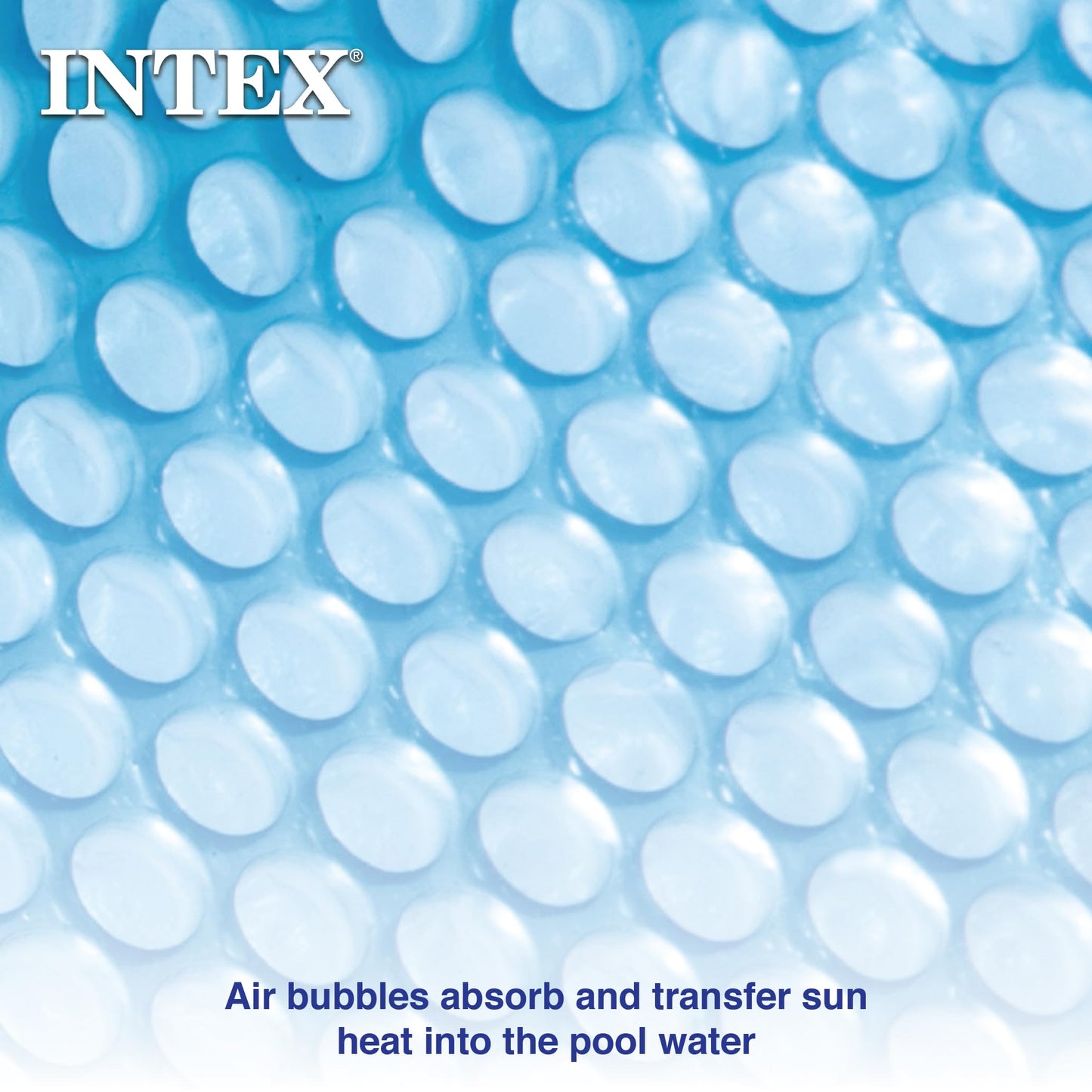 INTEX 28011E Solar Pool Cover: for 10ft Round Easy Set and Metal Frame Pools – Insulates Pool Water – Reduces Water Evaporation – Keeps Debris Out – Reduces Chemical Consumption
