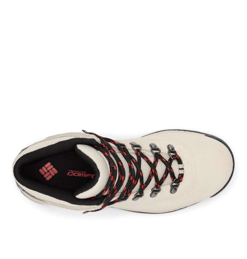 Columbia Women's Newton Ridge Plus Waterproof Amped, Cloud Grey/Poppy Red, 12
