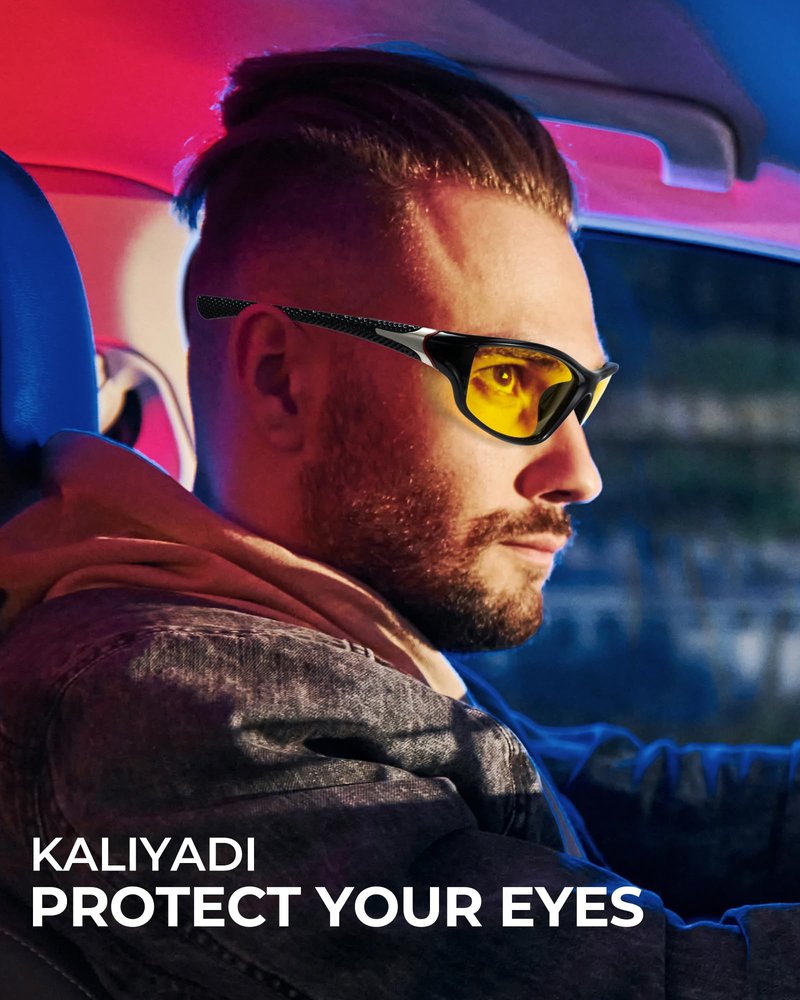 KALIYADI 3 Pack Polarized Sunglasses-Men Sports Sun-glasses: Mens Sunglasses UV Protection for Fishing Driving Cycling
