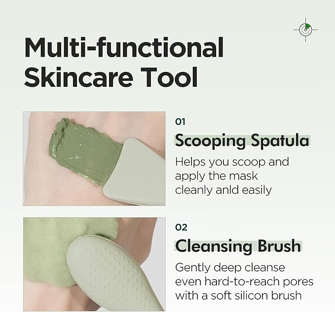 P.CALM Dual Pore Cleansing Brush for Blackheads Removal & Face Scrubber, Gentle Exfoliation. Deep Pore Cleaning Massager