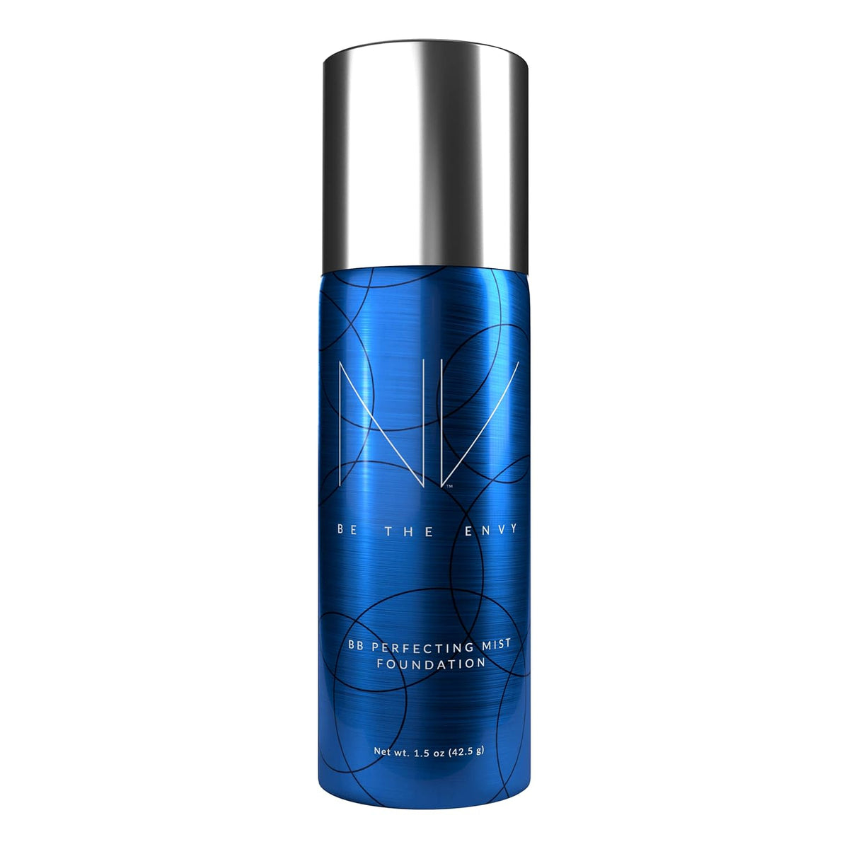 NV BB Perfecting Mist Foundation Buildable Coverage Professional Airbrush Makeup with Plant-based Stem Cell Polypeptides, Vitamins A, D, E and Aloe, 1.5 ounces, Warm Honey
