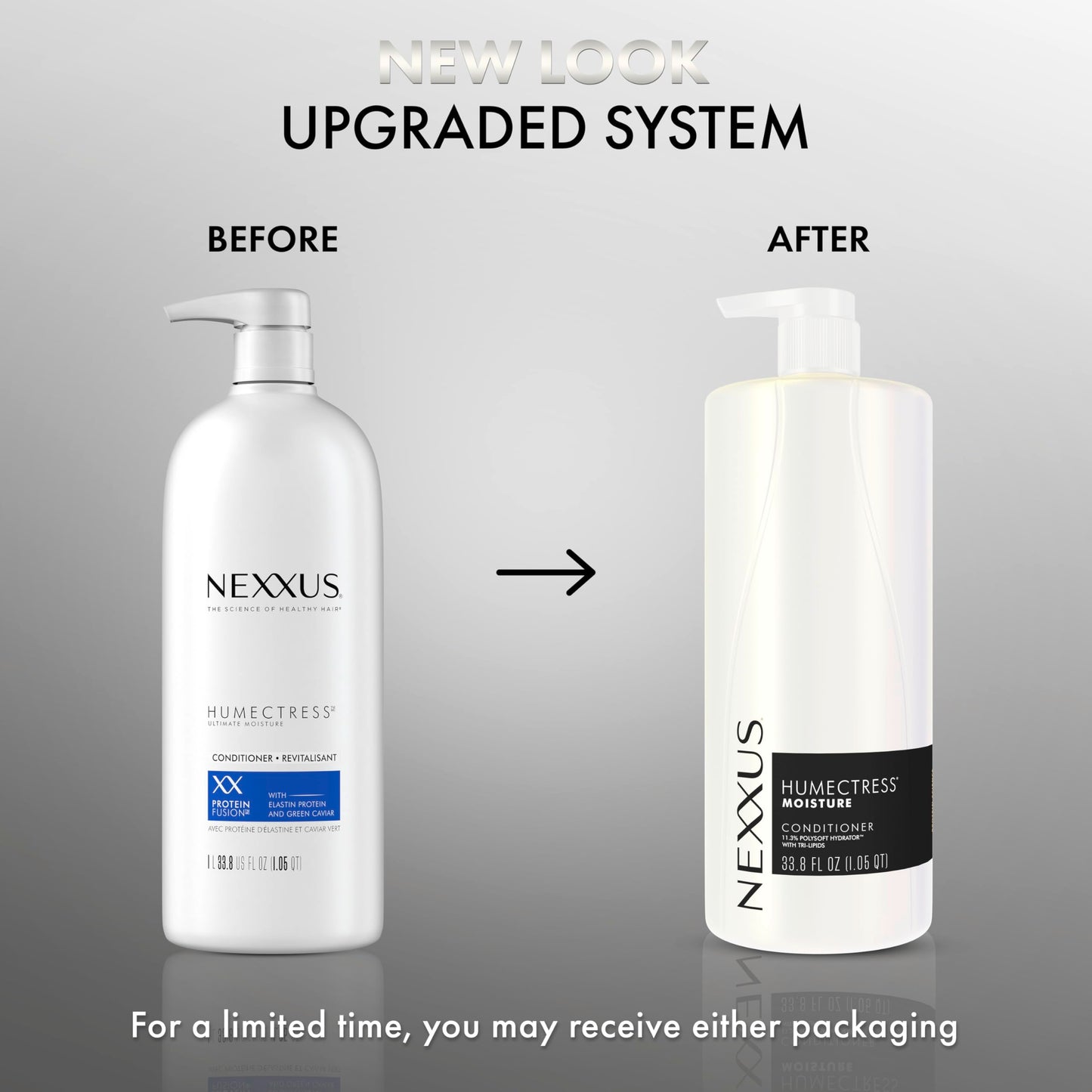 Nexxus Humectress Conditioner for Ultimate Moisture for Dry Hair Powered by POLYSOFT HYDRATOR Technology with Tri-lipids 33.8 oz