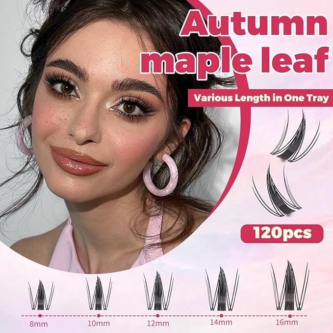 Manga Lash Clusters Kit Eyelash Clusters Eyelashes Anime Lash Clusters With Spikes Eyelash Extension Kit With Lash Bond And Seal Wet Look Spiky Cluster Lashes (AestheticÃ¢ÂÂ kit 120pcs)