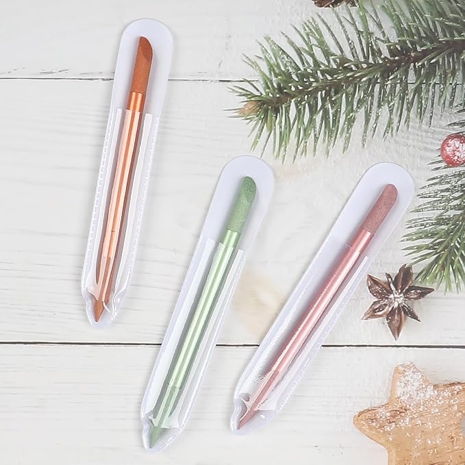 3Pcs Glass Cuticle Pusher, heemeei Crystal Cuticle Pusher Glass File, Dual-Ended Manicure Stick, Professional Precision Filing Cuticle Remover, Manicure Pedicure Tools for Nails and Cuticles CareÃ¢ÂÂ¦