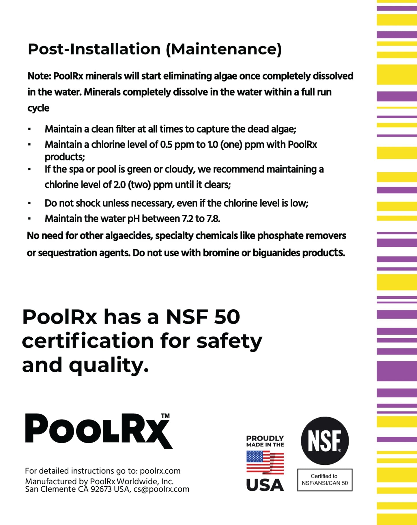 PoolRX+ spa Unit 400-1,000 gallons