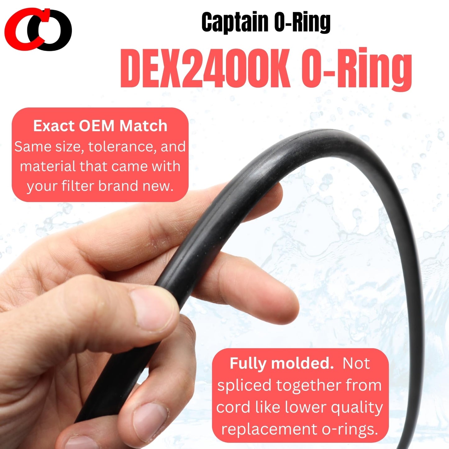 Captain O-Ring – Replacement DEX2400K O-Ring for Hayward Micro-Clear DE, Pro-Grid, Super Star Clear, SwimClear Filters