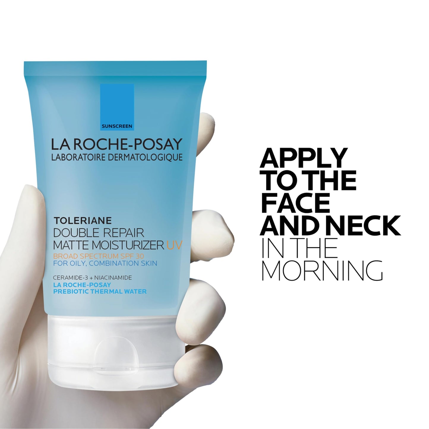 La Roche-Posay Toleriane Double Repair Matte Moisturizer SPF 30, Lightweight Daily Face Moisturizer for Oily Skin & Combination Skin, With Niacinamide & Vitamin B3, Oil Free, Fragrance Free