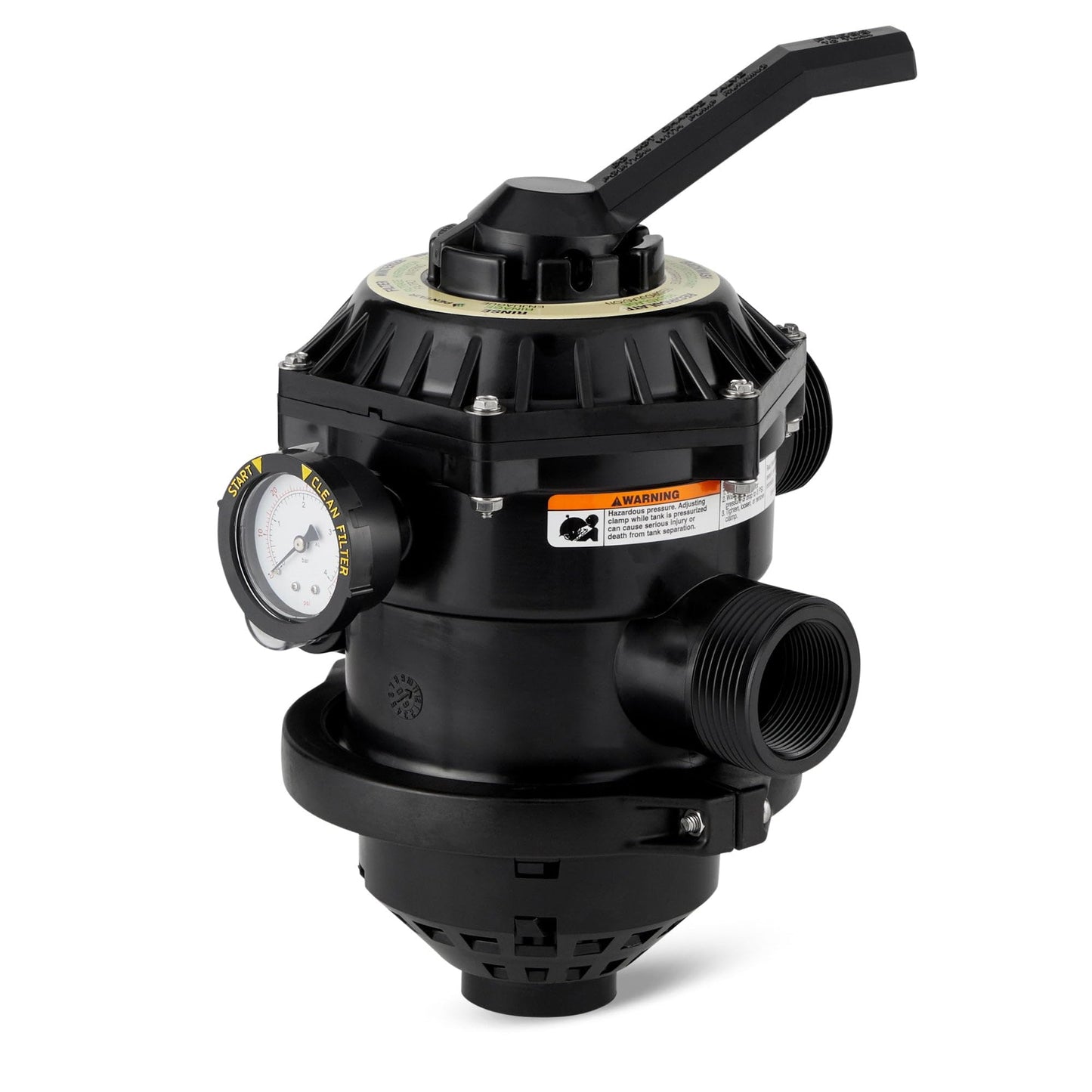 Pentair 262506 1-1/2- Inch 6-Way Clamp Style Valve Replacement Pool and Spa Sand Filter