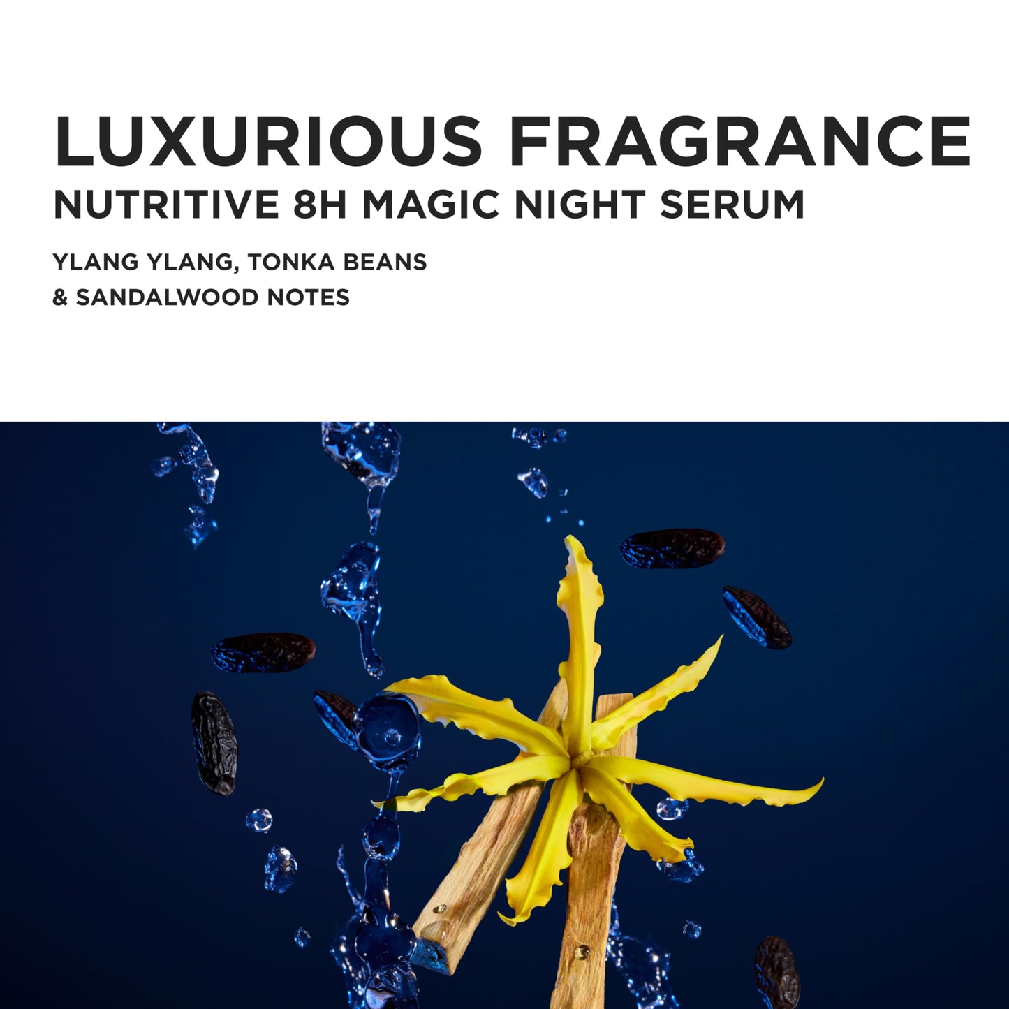 Kerastase Nutritive 8H Magic Night Serum - Overnight Treatment for Dry Hair, Enhances Shine, With Plant-Based Proteins, 1.01 Fl Oz, Travel Size