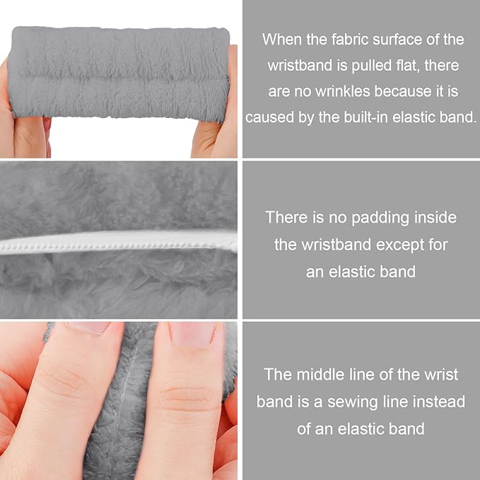 SuPoo 9 Pcs Skincare Headbands Set - Snail Spa Headband, Alien Headband, Face Wash Wristbands, Cute Makeup Hair Band for Washing Face and Shower