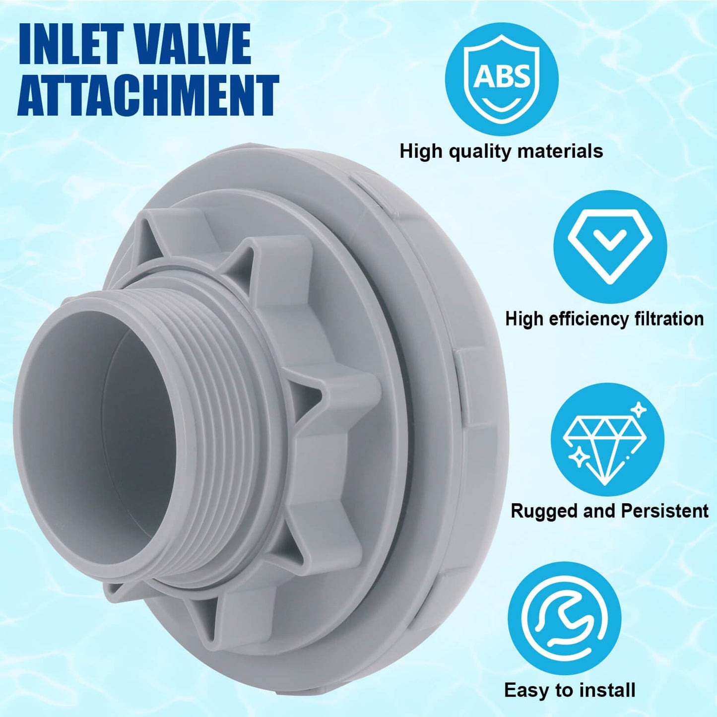XT Pool Inlet Strainer P6H1317 Inlet Valve Attachment for Intex and for Coleman Pools