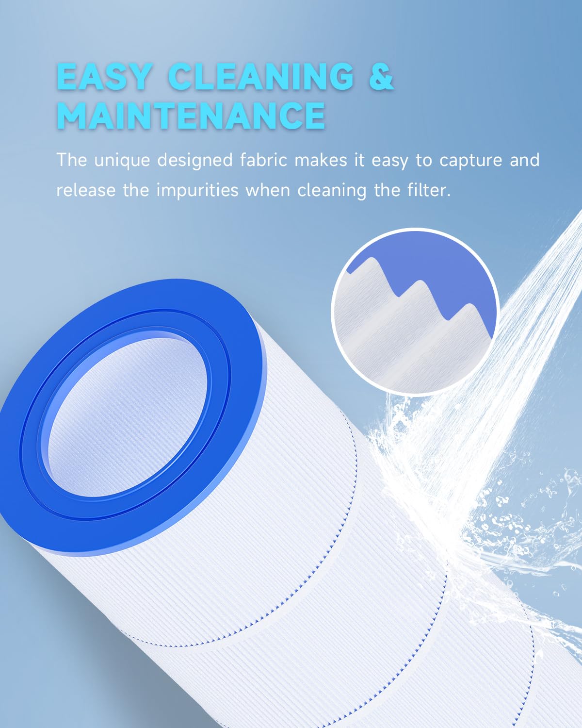 AQUALTRA Pool Filter Compatible with CC100, C-9410, CCRP100, PAP100, PAP100-4, Ultral-C3, R173215, FC-0686, 100 sq. ft., 23 5/8" x 10 1/16" 2 Pack