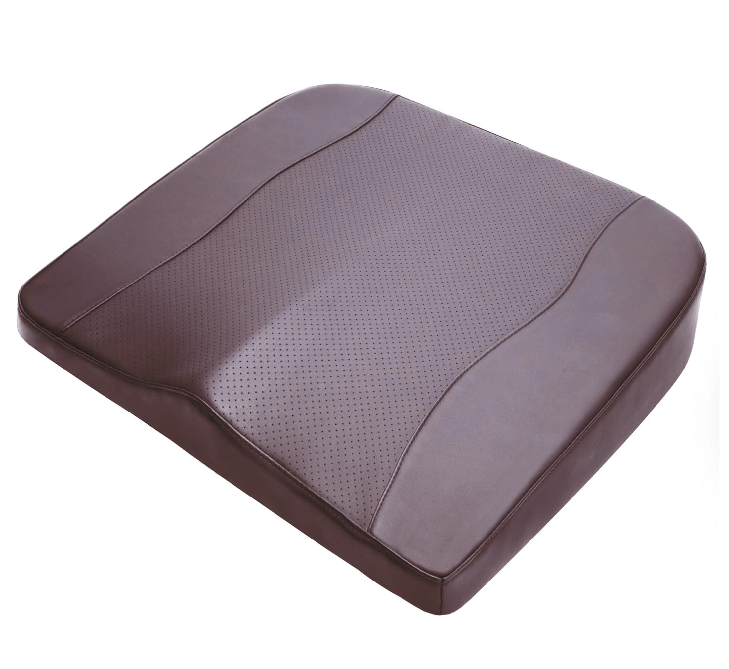 Lofty Aim Car Seat Cushion, Comfort Memory Foam Car Cushions for Driving - Sciatica & Lower Back Pain Relief, Driver Seat Pillow for Auto, Office Chair, Wheelchair - Classic Brown