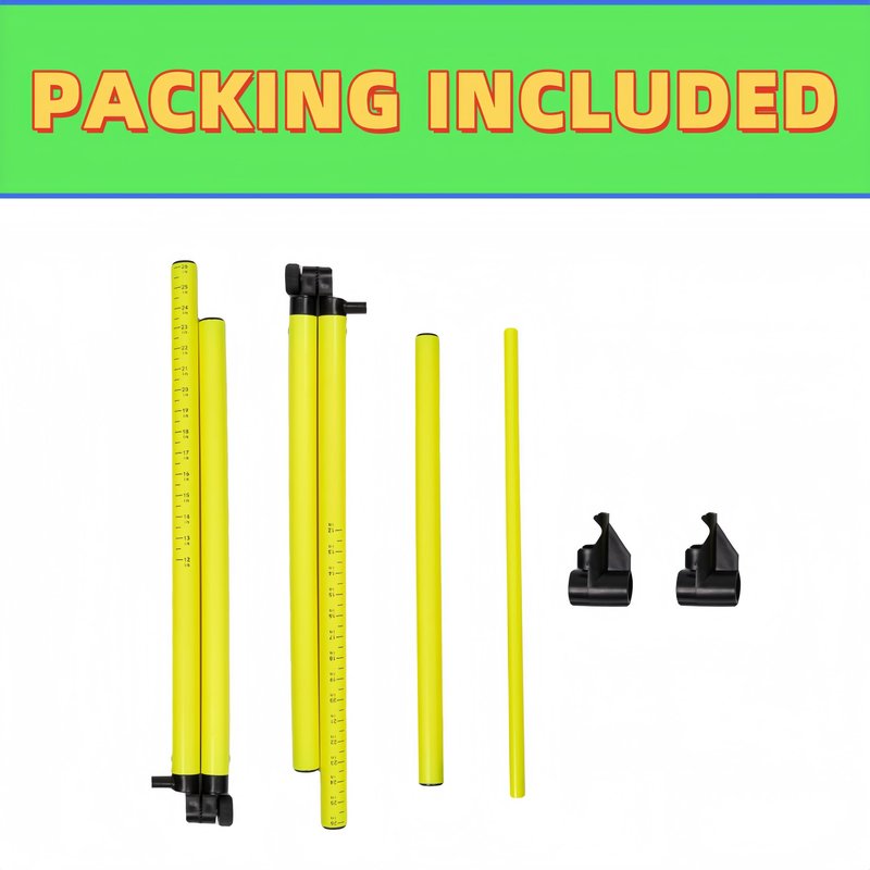 Adjustable Height Hurdles Training Equipment, 3Pcs Practice Hurdles Track and Field for Agility Training, Indoor & Outdoor Detachable Jumping Speed Hurdles for Football, Soccer, Basketball, Dogs