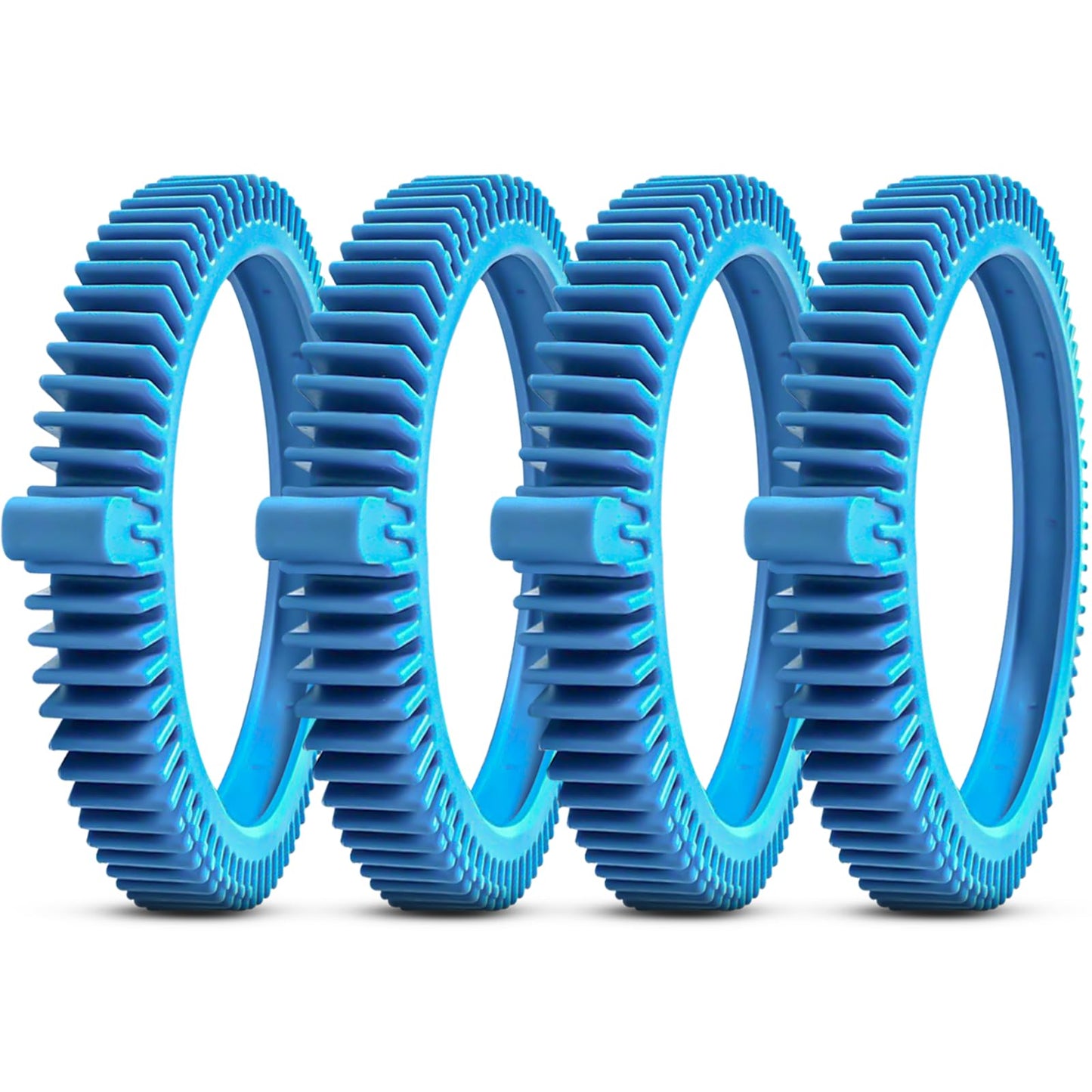 AR-PRO Replacement Tires with Super Hump | Compatible with Poolvergnuegen 896584000-143, Fits Select Poolvergnuegen/Hayward Phoenix Cleaners, 4-Pack