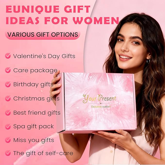 Mini Spa Kit for Girls Ã¢ÂÂ Teen Girl Gifts Trendy Stuff Pink Self-Care Box w/Eye Mask, Plush Spa Headband, Fuzzy Socks & Hair Claw, Cute Comfort Valentine Day Gifts