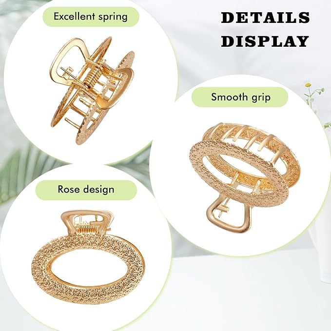 12 Pack Metals Mini Hair Clips for Women Mom Wife Daughter Girls Girlfriends,Medium Hair Claw Clips for Long Hair,Small Cute Gifts for Female with Thick Hair or Thin Hair