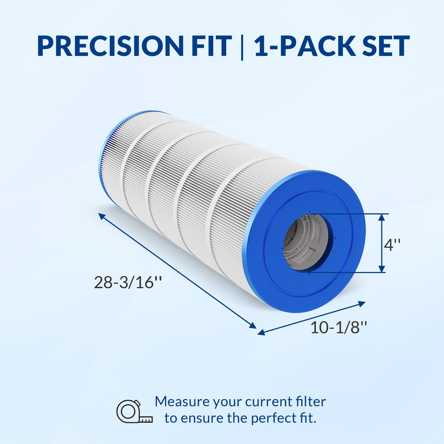Swimara Pro Series Pool Filter Cartridge, 3oz Trilobal Fabric, Replacement for Hayward CX200XRE PA200S Unicel C-9442, Compatible with SwimClear C200S CS200E, 200 Sq. Ft.