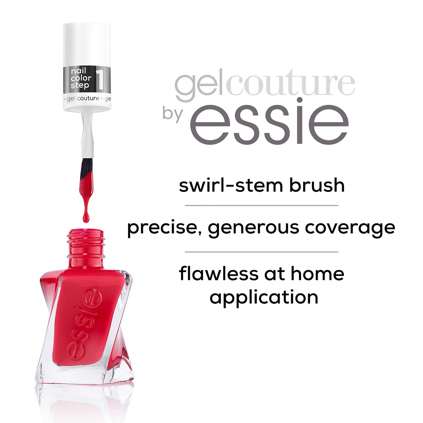 essie Gel Couture Longwear Nail Polish, Light Pink, Sheer Fantasy, 0.46 Ounce (Pack of 2)