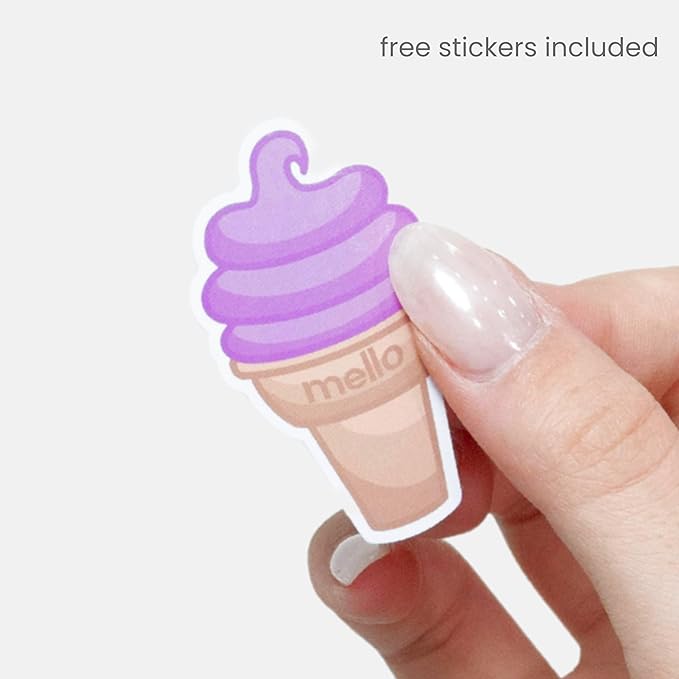 The Original Mello Hair Claw Clip Squishy Claw Clip Made in Korea Patent Pending 30021976 (Purple, Medium)