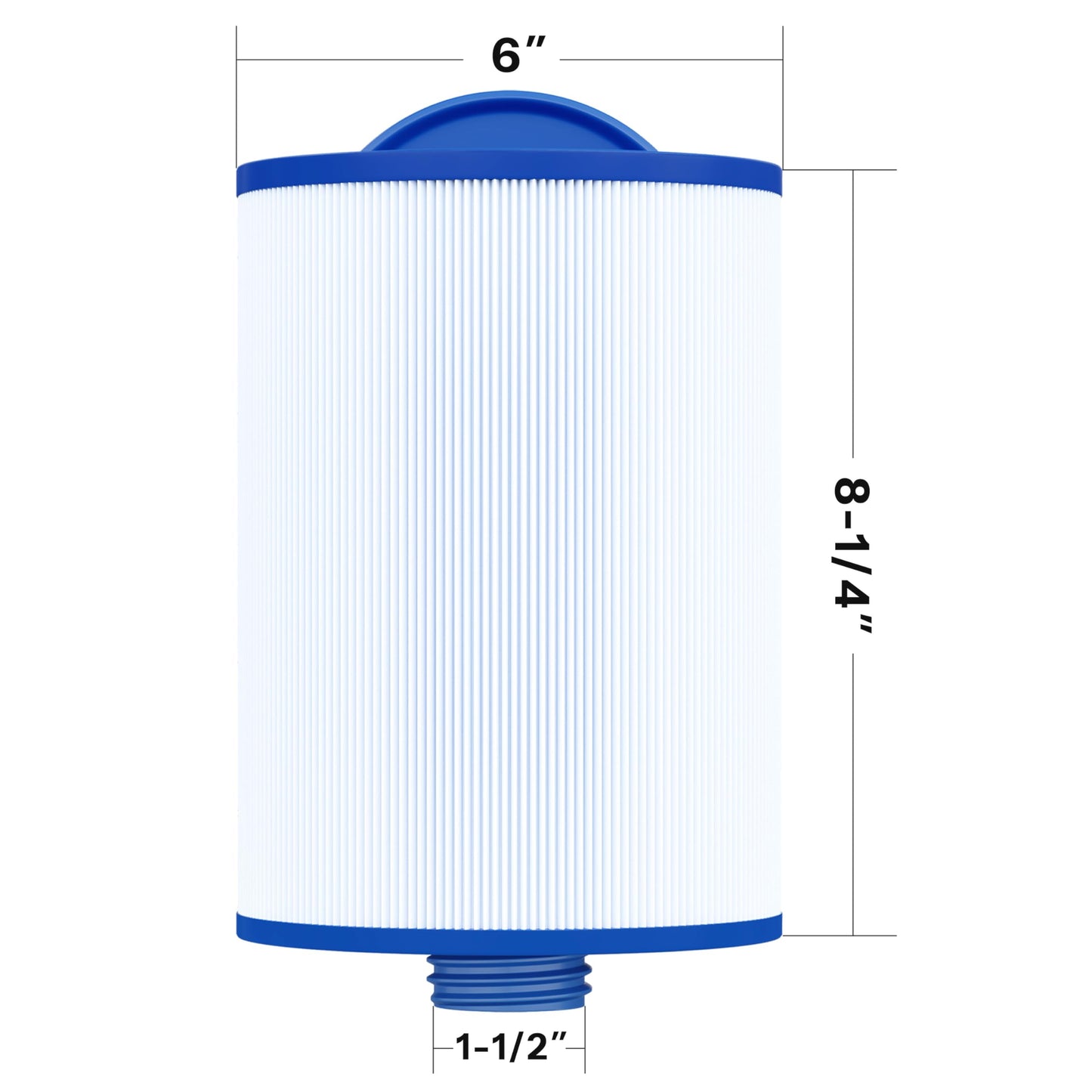 Cryspool® 06008 Filter Compatible with 6CH-940, PWW50P3 (NOT PWW50P4), FC-0359, Viking Spa Hot Tub Filter, 45 Sq. Ft Spa Filter Cartridge, 2 Pack