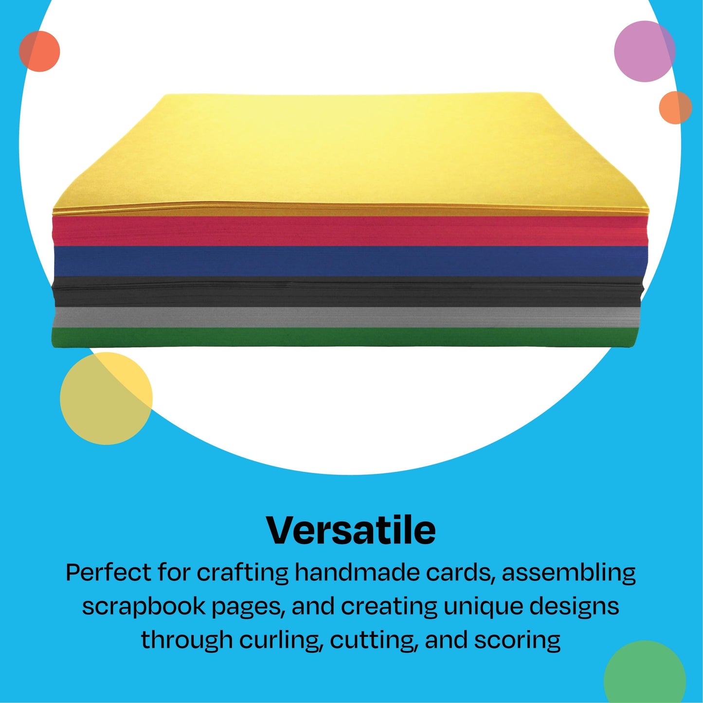 Childcraft Construction Paper, 9 x 12 Inches, Assorted Colors, 500 Sheets