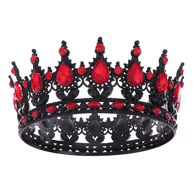 Queen Crown for Women Crystal Tiara for Women Rhinestone Wedding Headband for Bride Hair Accessories for Costume Birthday Party Prom Gifts