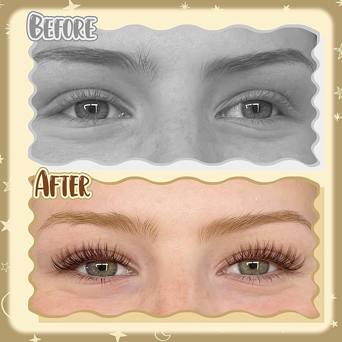 Brown Lash Clusters Short 8MM 10MM 12MM Eyelash Extensions Natural Cluster Lashes Individual Wispy Eyelash Clusters C-Curly Dark Brown Fluffy Eye Lashes Clusters Pack 132Pcs
