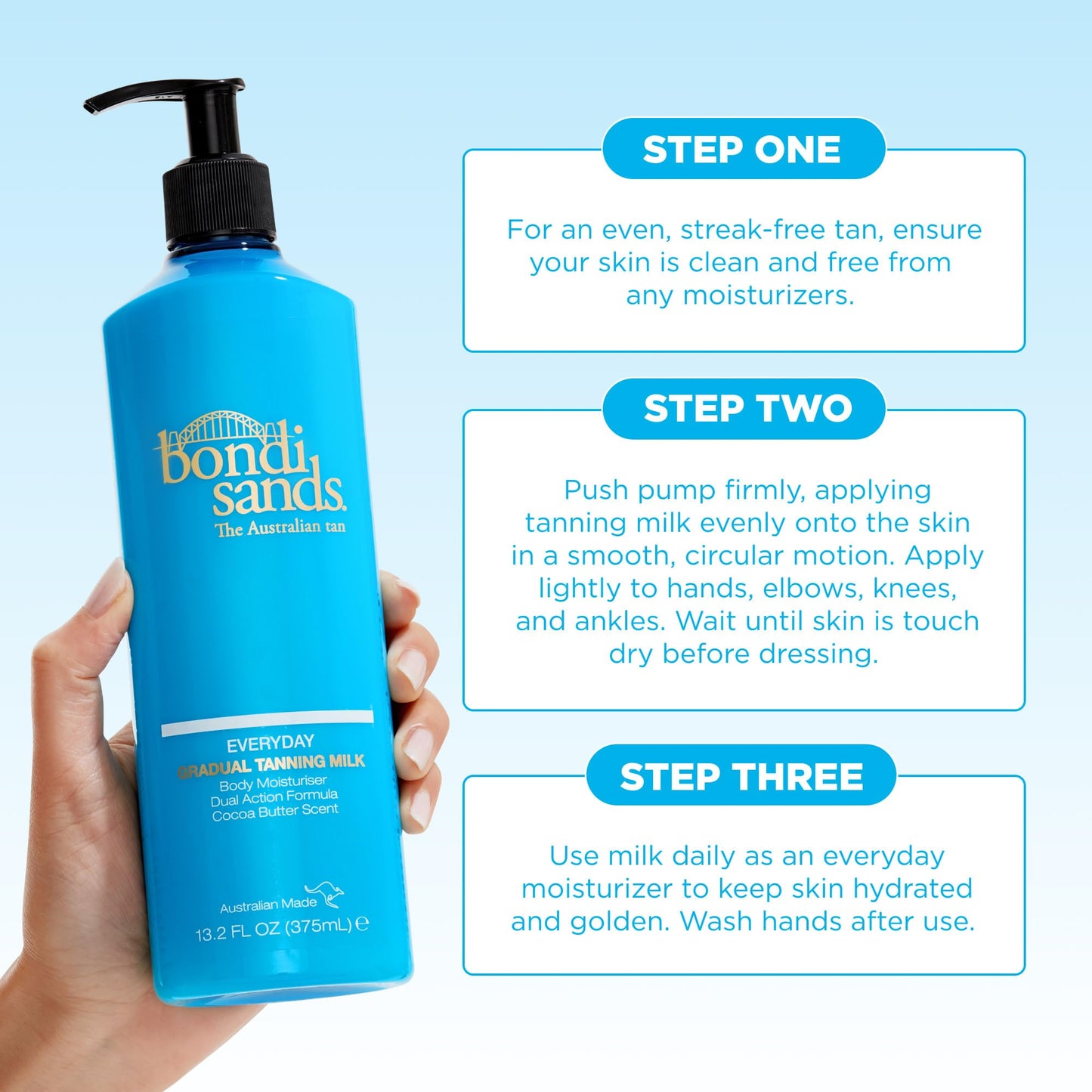 Bondi Sands Everyday Gradual Tanning Milk, 3.4 Fl Oz