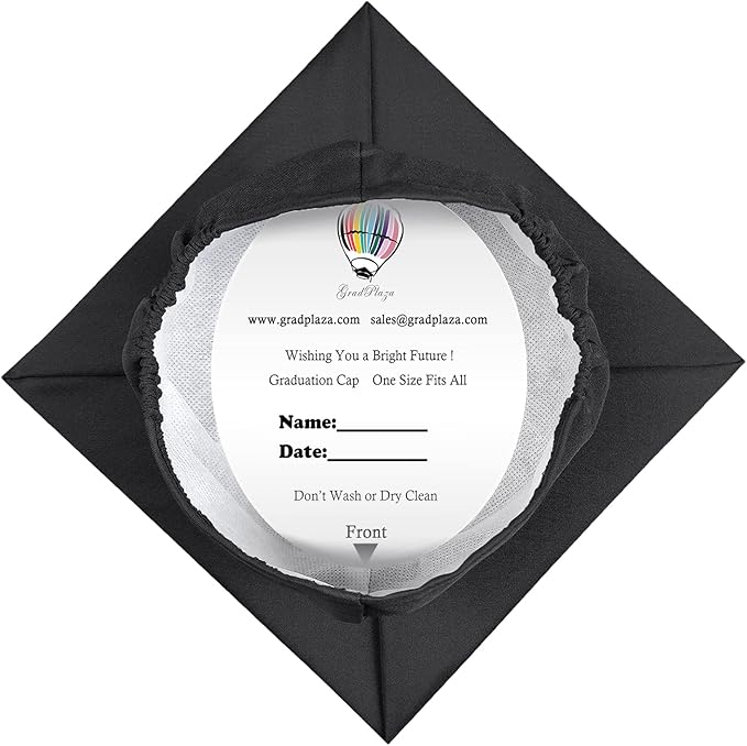GradPlaza Matte Graduation Cap 2025 and 2026 Tassel Adult Graduation hat for High School College