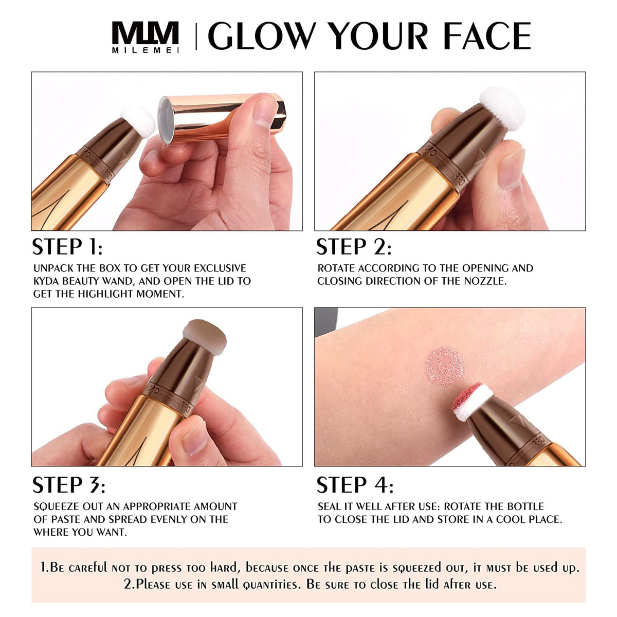 Highlighter Contour Beauty Wand Face Concealer Contouring with Halo Glow Liquid Filter Long Lasting & Smooth Matte Finish Liquid Illuminator Makeup Stick (04 Pear White)