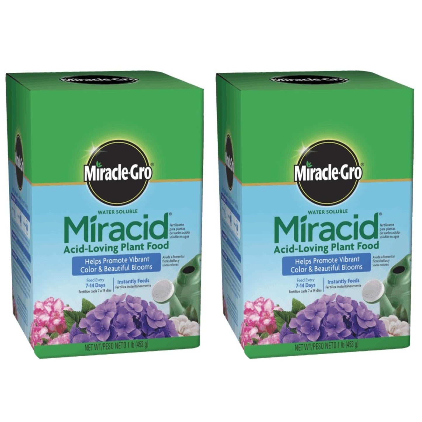 Scotts Company Miracle-Gro 1750011 Water Soluble Miracid Acid-Loving Plant Food, 1-Pound (2)