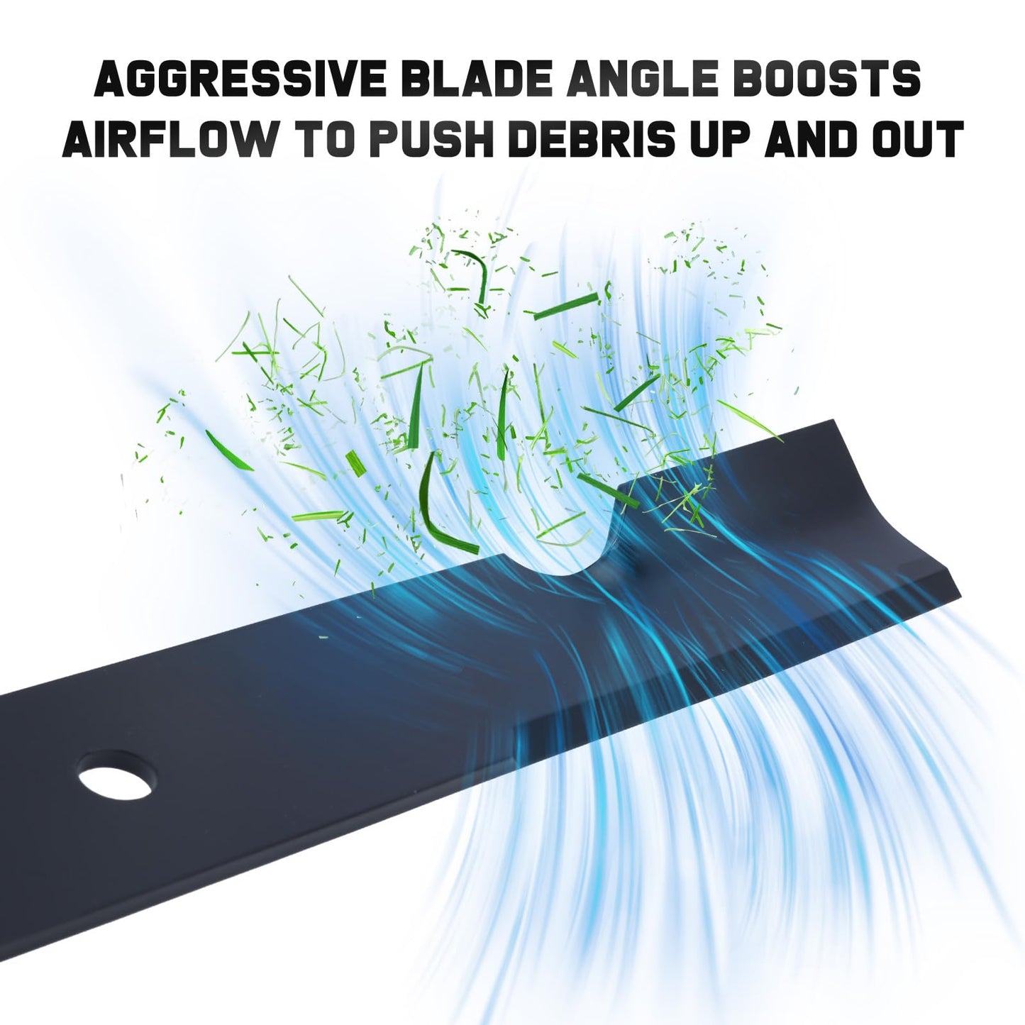 Grasscool 5101755 5101755s Blades Compatible with Ferris Scag Turf Tiger Bad Boy Simplicity 61" Zero Turn Mower Replace for 5020842 48111 481708