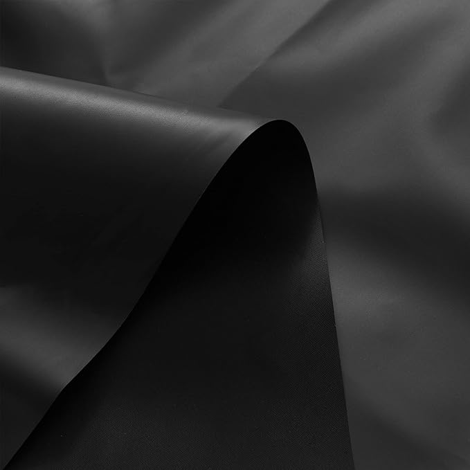 Barossa Design Black Long Shower Curtain Liner 78" Height - 3 Magnets & Waterproof Lightweight PEVA Shower Liner for Bath Tub, PVC Free, Metal Grommets, Black, 72x78