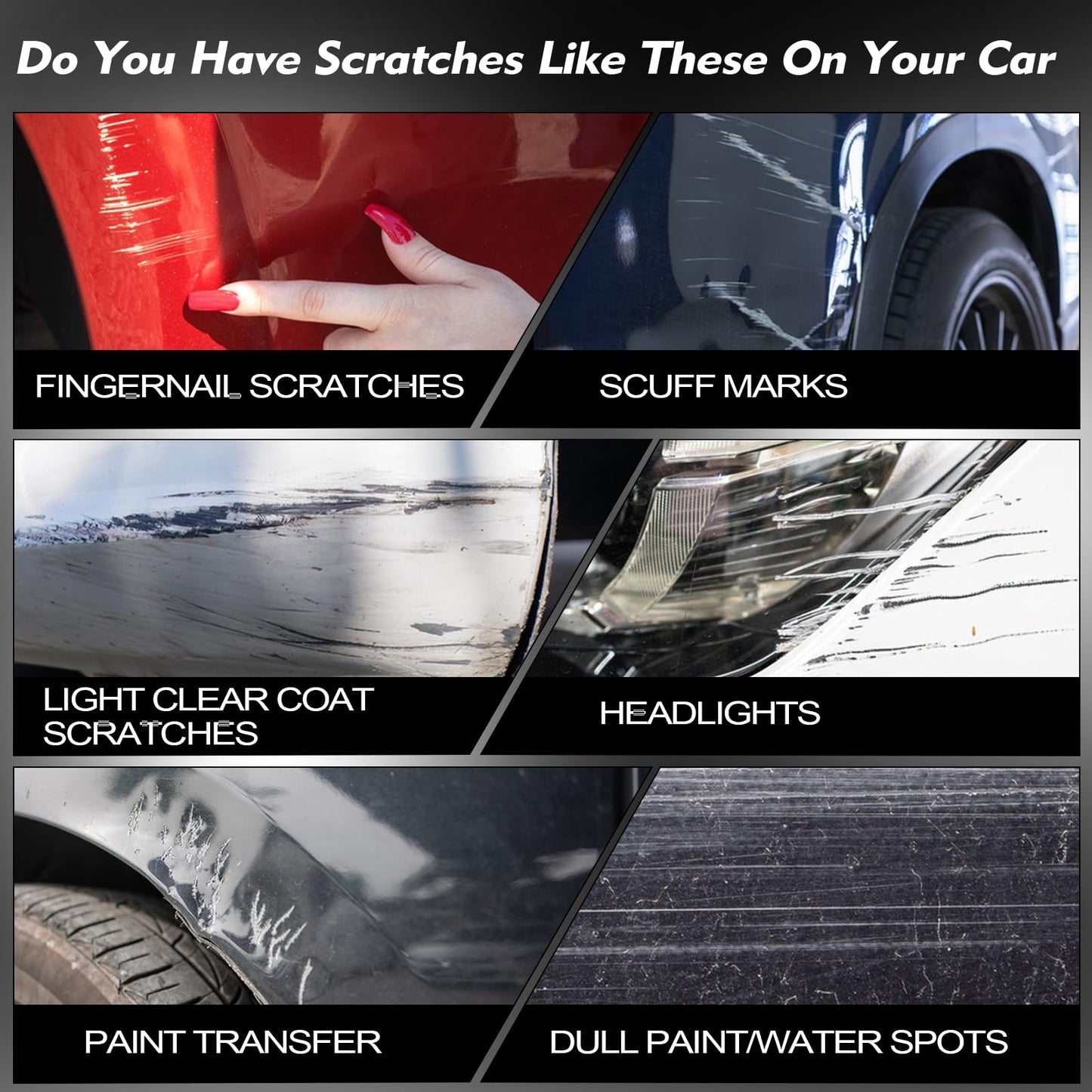 2026 New Upgraded Erase Car Scratch Remover for Deep Scratches, Car Paint Scratch Remover for Vehicles, Car Scratch Repair Kit (1)